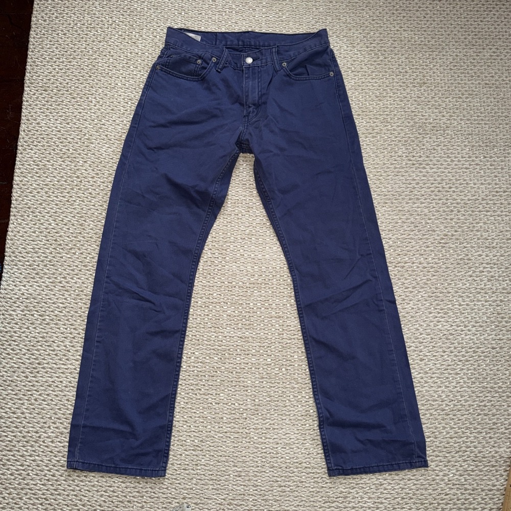 Men's Vintage Y2K Levi's .‎ 30 X 30 Blue, Purple Wash. 514. Straight Leg